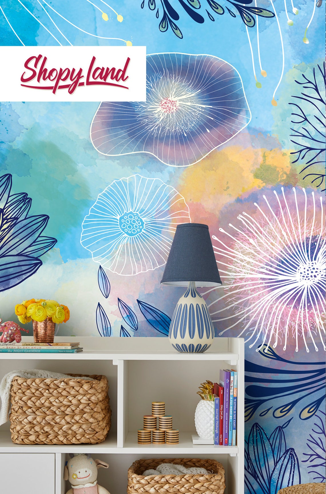 Under the Sea Peel and Stick Wallpaper Removable Wallpaper Etsy