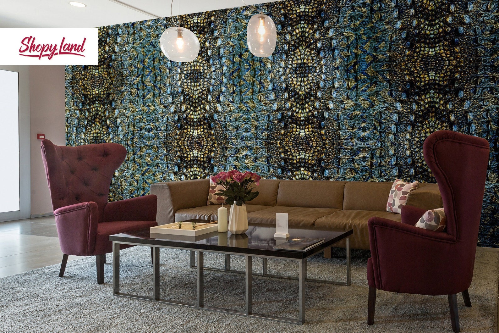 Crocodile Skin Peel and Stick Wallpaper Luxury Removable Etsy