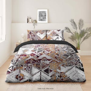 Juego de cama Canatitza: edredón con letrero vintage y funda nórdica retro. Juego de sábanas a medida para decoración nostálgica de ShopyLand, B197