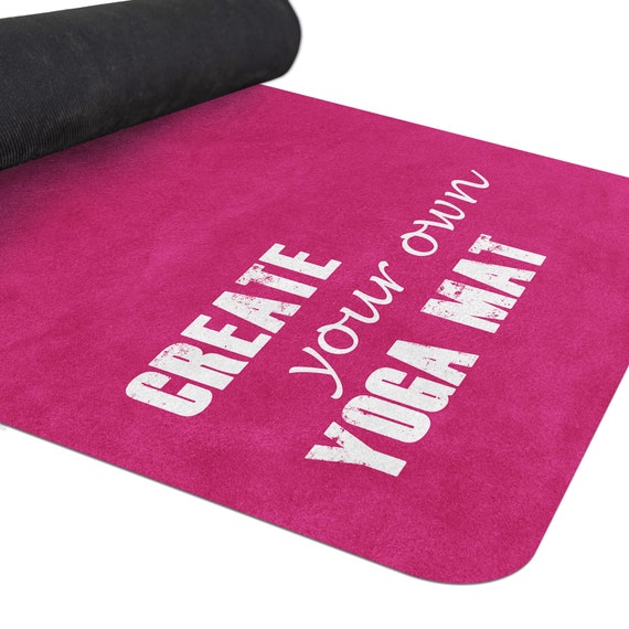 Personalized Yoga Mat, Custom Pilates Mat, Fitness Mat Custom Gift