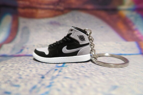 Mini Air Jordan 1 Shadow Keychain Sneakers Keyring Trainers | Etsy UK