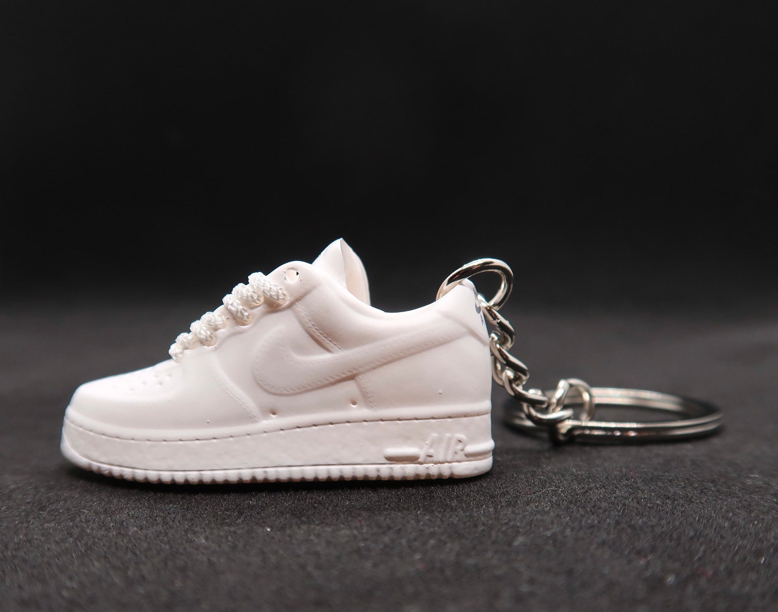Mini Air Force 1 Keychain Sneakers Keyring Trainers white Etsy