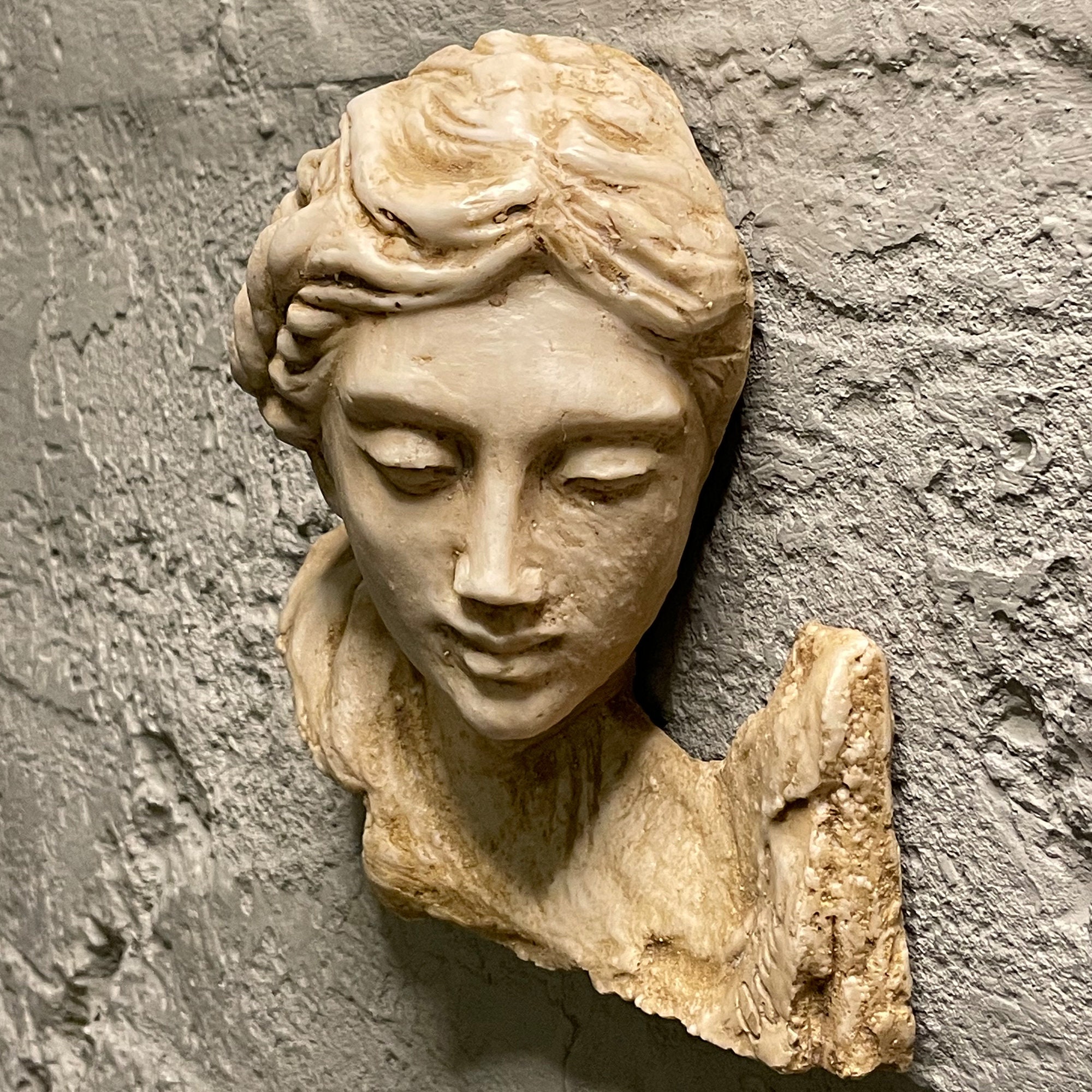 Euphrosyne Wall Sculpture Wall Art Greek Goddess Etsy