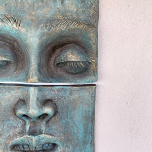 Mare, Wall Sculpture, Handmade, Wall Art,  Figure, Ancient Design, Mythology, Ozan Varel, Museum Quality, Sculpture, Art, Antique Mask