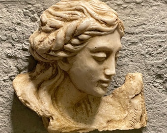 Euphrosyne Wall Sculpture, Greek Goddess Art, Ozan Varel