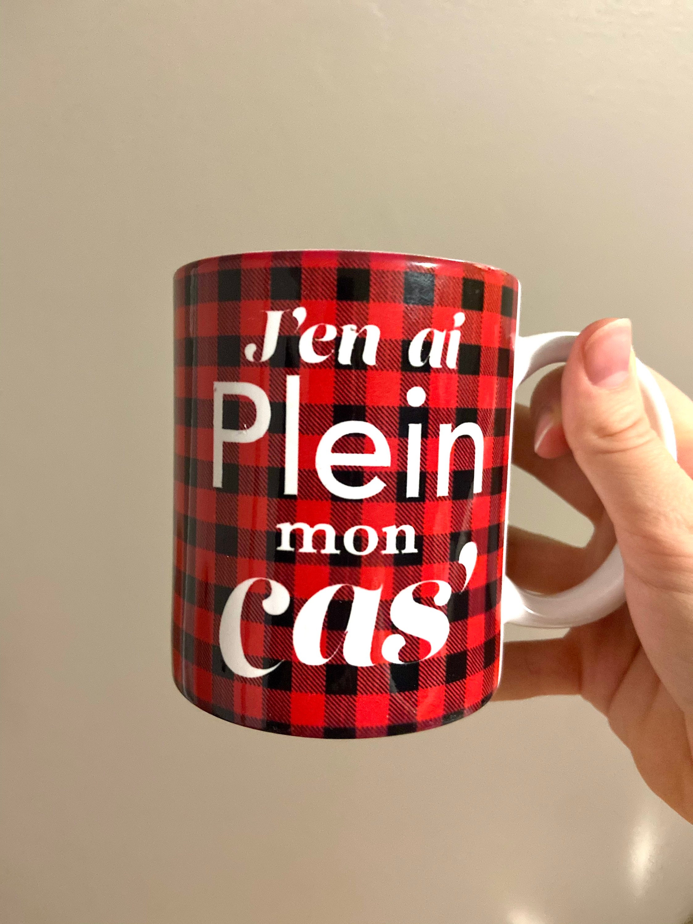 Tasse A Cafe Jen Ai Plein Mon Cas Citation Quebecoise Etsy Denmark