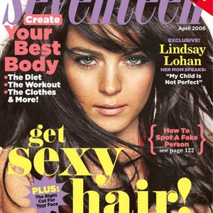 Vintage Seventeen Magazine April 2006 - PDF Digital Download File - Lindsay Lohan Cover