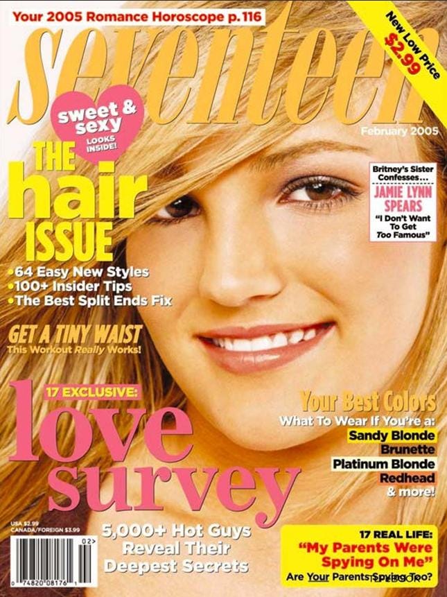 Seventeen Magazine February 2005 – Vintage Digital Download – PDF