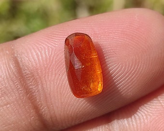 KYANIT Kristall Cabochon - Rosenslipad Orange Kyanit Cabochon - Kyanit lös cabochon - helande kristaller - trådlindning - kyanithänge