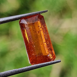 KYANITE Crystal - Rare Orange Kyanite Faceted Crystal - Kyanite loose cabochon - healing crystal - Metaphysical crystal -Orange tint kyanite