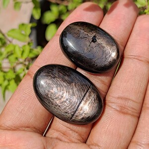 Beautiful HYPERSTHENE Crystal smooth cabochons gemstone, wholesale natural fire hypersthene smooth cabochons lot for jewellery making