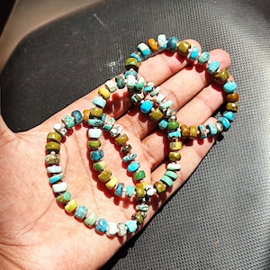 Turquoise..! Sugilite bracelet - Natural Arizona Turquoise and Sugilite - Mataphyiscal stone - Beautiful bracelet