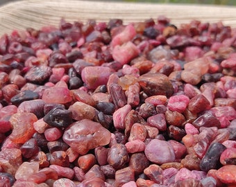 BURMESE RAW SPINEL - Natural Burmese Red Spinel Tumble Raw Crystal Gemstone,Wholesale Natural Spinel Rough Crystal For Jewellery Making