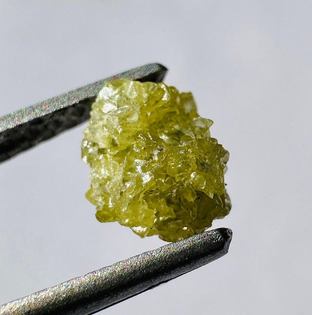 Natural. Green Diamond Rough Natural Green Diamond Rough Stone Jewelry