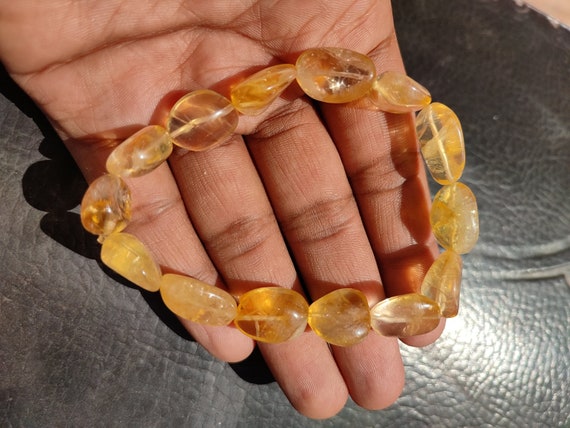 Etsy citrine hotsell bracelet