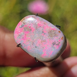 Amazing fire..! Australian fire Opal - Natural Australian Opal stone - Smooth Cabochon - Jewelry making - Mataphysical stones - Opal