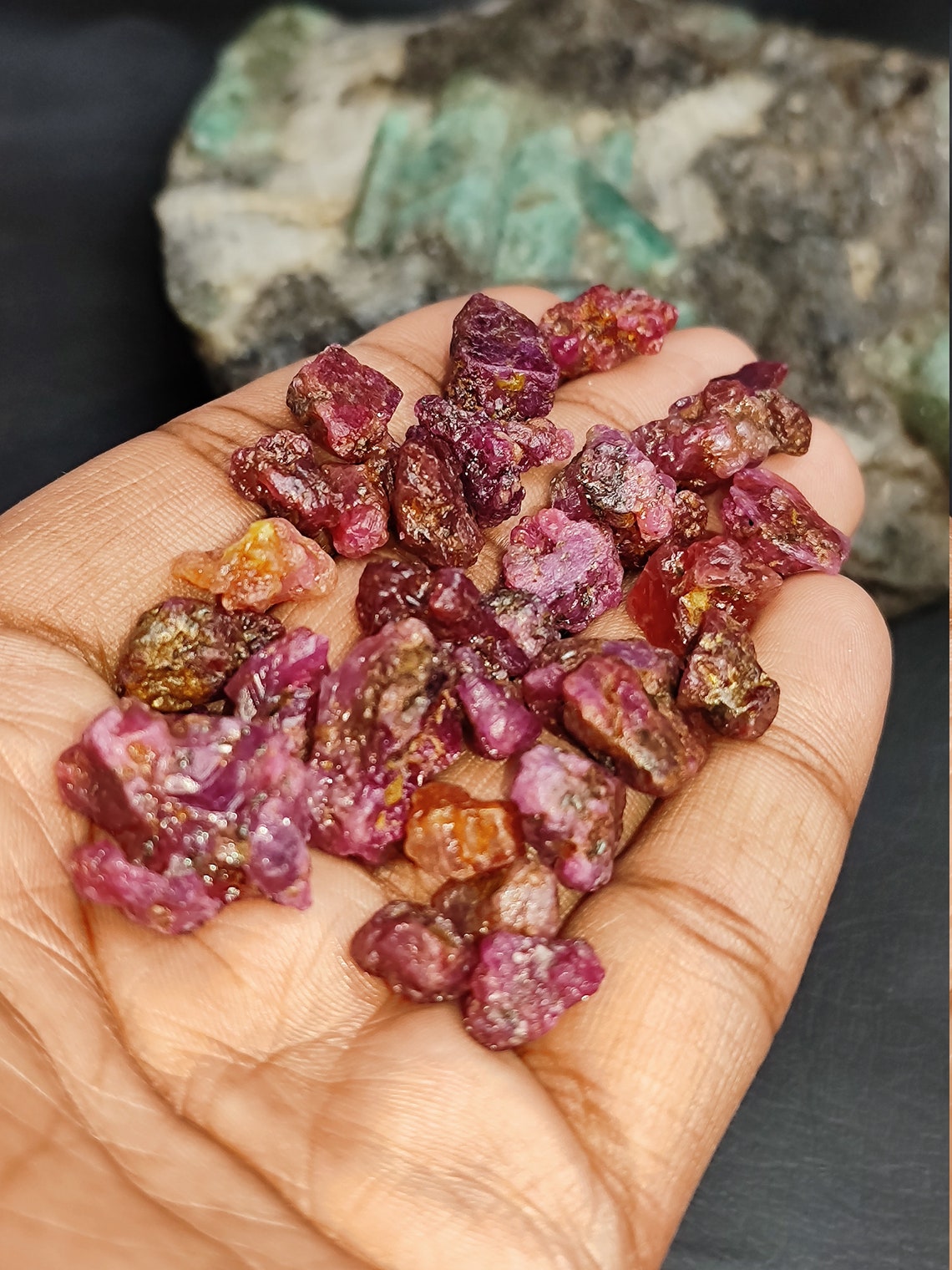 AFRICAN RUBY CRYSTAL Natural Raw Ruby Gemstone | Etsy