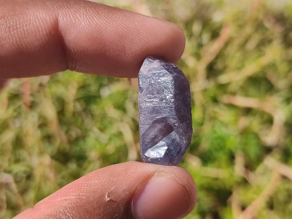 HEXAGON SAPPHIRE Raw - Natural Hexagon Sapphire Crystal - Healing