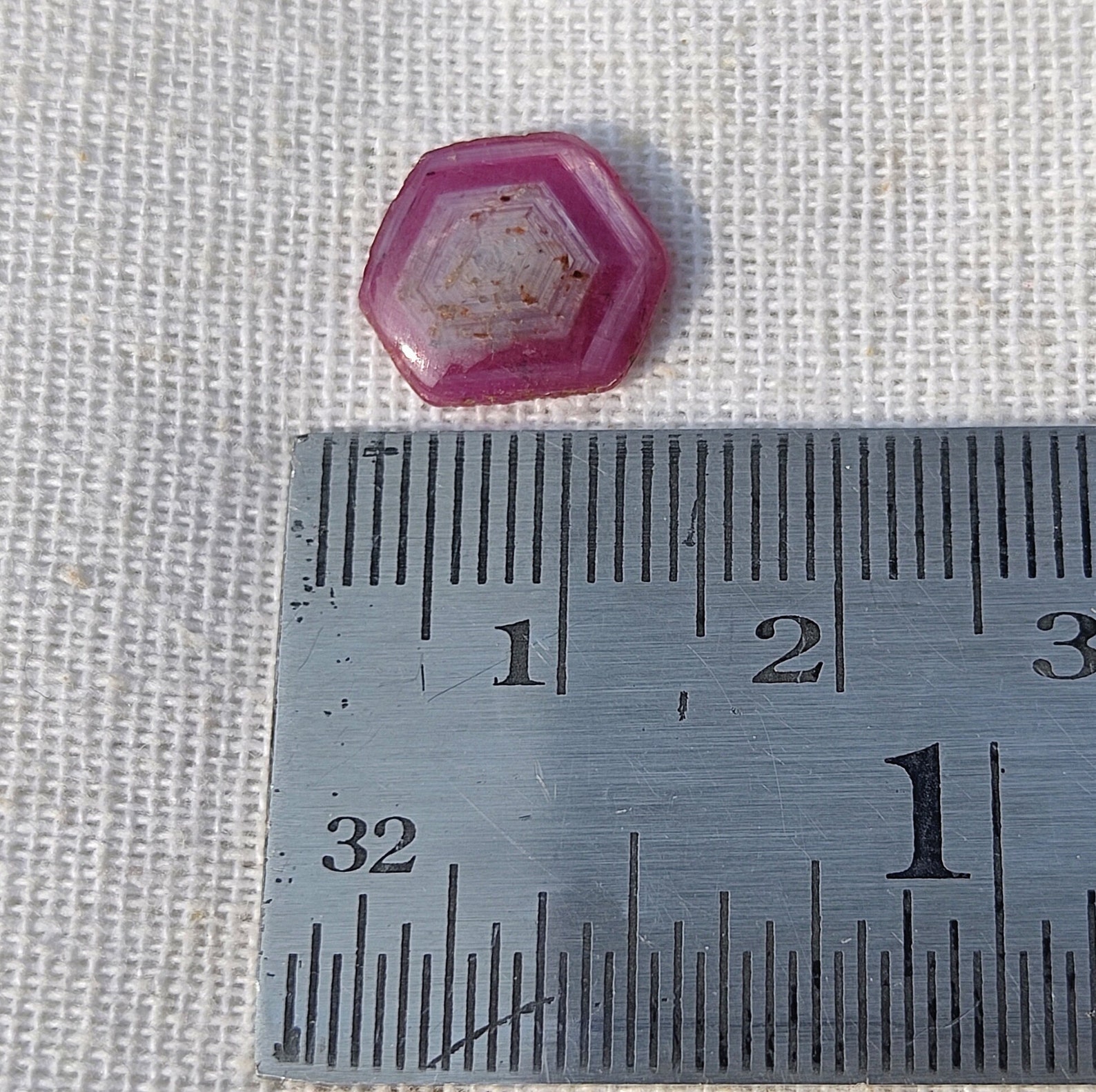 Amazing Quality..! Hexagon Ruby - Natural Ruby Stone - Flashy Ruby Raw ...