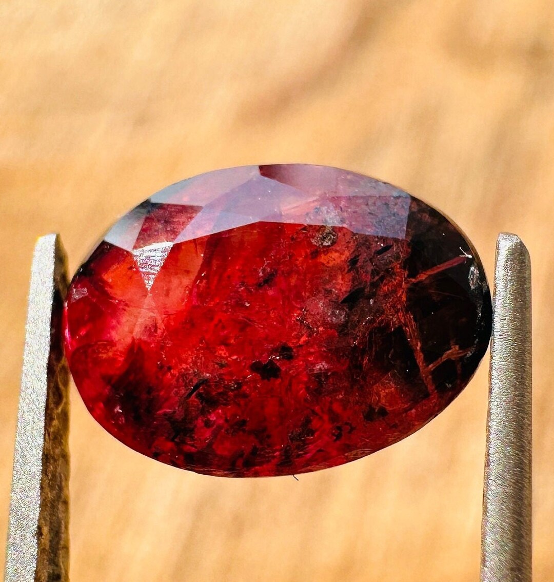 TOP TOP TOP !! SAPHIR ORANGE ROUGE DE TANZANIE : 3.5 mm ★★ p399.135t