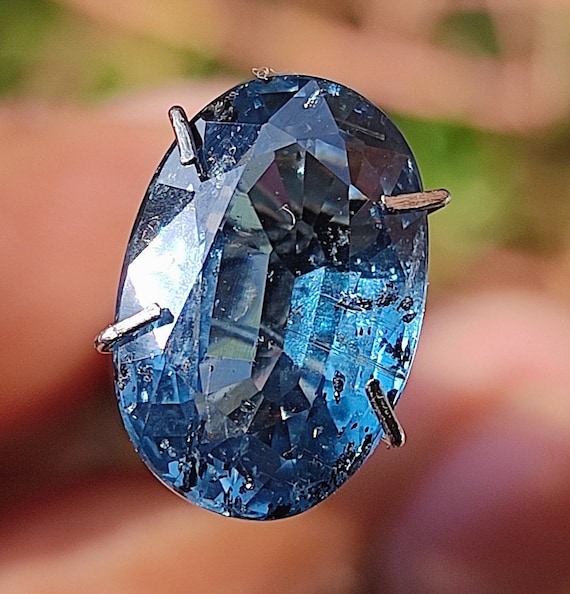 素晴らしい品質〜ティールブルーカイヤナイト - 天然ティールブルー