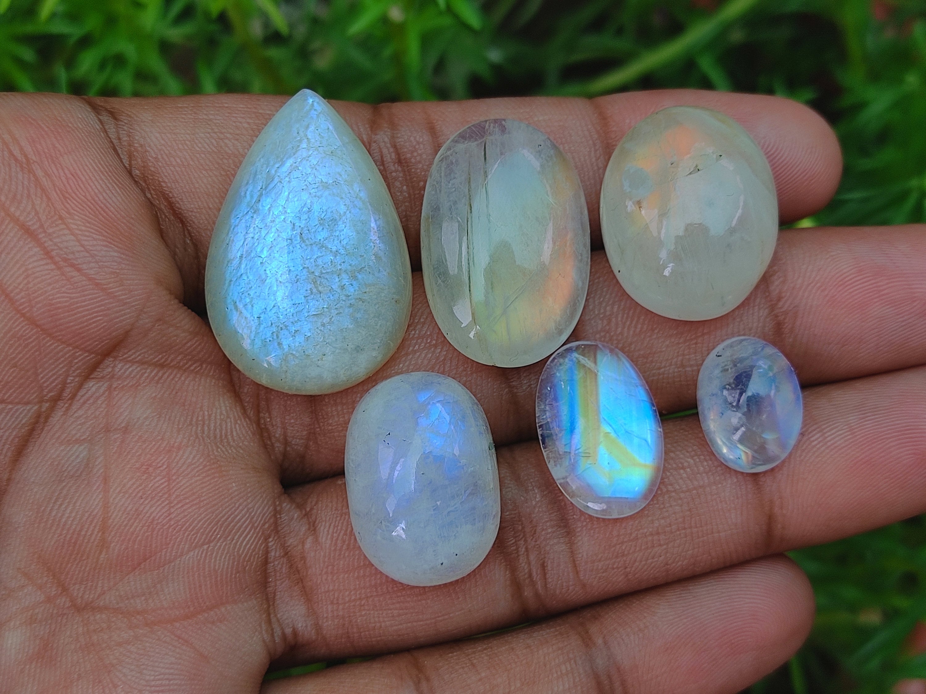 RAINBOW MOONSTONE CRYSTAL Natural Rainbow Moonstone Smooth Etsy UK