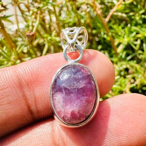 Dragon Tourmaline Pendant  - 925 Sterling silver Pendant - Natural Tourmaline Stone - Gift Jewelry - Healing crystal - Dragon Tourmaline