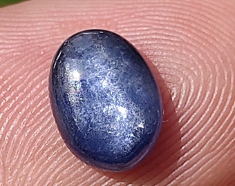 Blue Sapphire Cabochon ~ African Blue Sapphire Crystal - Corundum Sapphire - jewelry making - Metaphysical crystal - Sapphire Cabochon