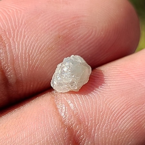 Rohdiamant .! Natürlicher afrikanischer roher weißer Diamant - Hochwertiger Diamant - Rohkristall - Schmuckherstellung - Heilender Kristall - natürlicher Diamant