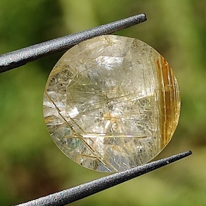 Amazing Quality Rutilated Quartz ~ Natural Rutilated quartz - Jewelry making - Mataphyiscal Crystal - Brazilian Rutilated Quartz