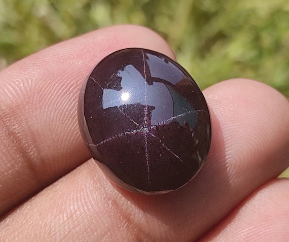 STAR GARNET CRYSTAL - Natural Garnet Star Smooth Cabochons