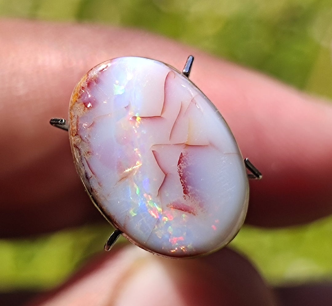 Beautiful.. Australian Fire Opal Natural Australian Opal Stone Smooth