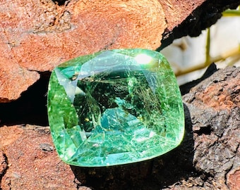 Lagoon.! Green Tourmaline faceted - High Quality Lagoon Tourmaline faceted - Stunning Tourmaline Crystal - Jewelry Making - Green Tourmaline