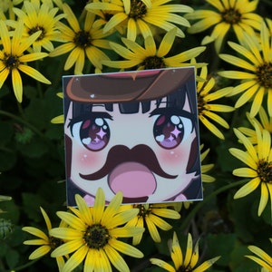 Cute Anime POG Cowboy Version - Sticker