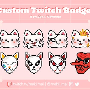 Aangepaste Twitch Sub/Bit-badges