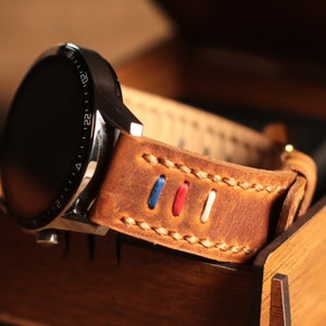 Personalized, Omega, Hamilton, Orient, Seiko, Fossi,l Camel Color, Leather Watch Strap, 20mm, 22mm, Quick Release, HANDMADE, Genuine Leather