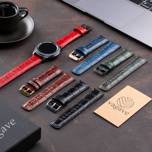 Panerai Strap, Custom Croco Leather,  Panerai Luminor, Alligator, Marina Auto, Radiomir TourBillon, Panerai Leather Band, 20mm, 22mm