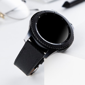Black Garmin Watch Strap, Garmin Fenix 7, 7x, 6, 6S, 6X Pro, 5, 5S, 5X, Venu 2, 3, Vivoactive, Epix 2, Garmin MARQ, Tactix, Quatix, Vivomove