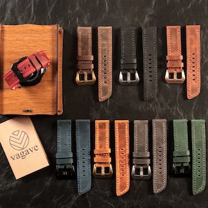 For SEIKO Watch Genuine Calf Leather Strap Band, Personalized, Leather Watch Strap, Compatible With 18mm, 20mm, 22mm 24mm Seiko Watch Models