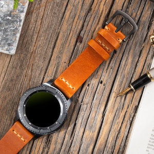 Correa de reloj Samsung Galaxy / Banda de reloj Samsung, 5, 6, Pro y 4 / Reloj clásico / Reloj activo / Cuero genuino / Banda de reloj Galaxy
