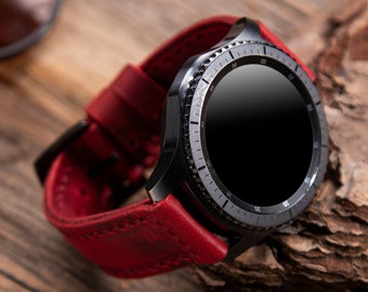 Custom Replacement Strap Fits Garmin Fenix, Forerunner & Instinct, Red, Forerunner 645 745 Band, Venu, Venu Sq, Venu 2, instinct, Vivoactive