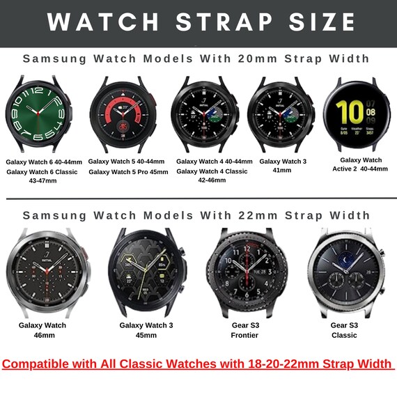 Samsung Galaxy Watch Strap Red Watch 6 7 Watch 5 Pro Galaxy Watch 4 Galaxy Watch 3 Gear S3 Active2 Personalized Gift 20mm 22mm Etsy
