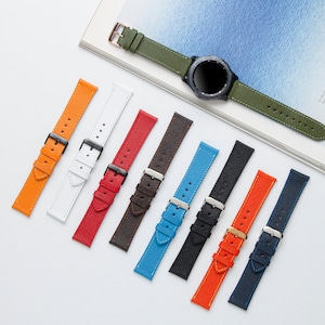 High Quality Garmin Watch Strap, Fenix 7 Pro, Epix Pro, 42mm, 47mm, 51mm , Forerunner, Quick Fit,  CustomSaffiano Leather, Personalized Gift