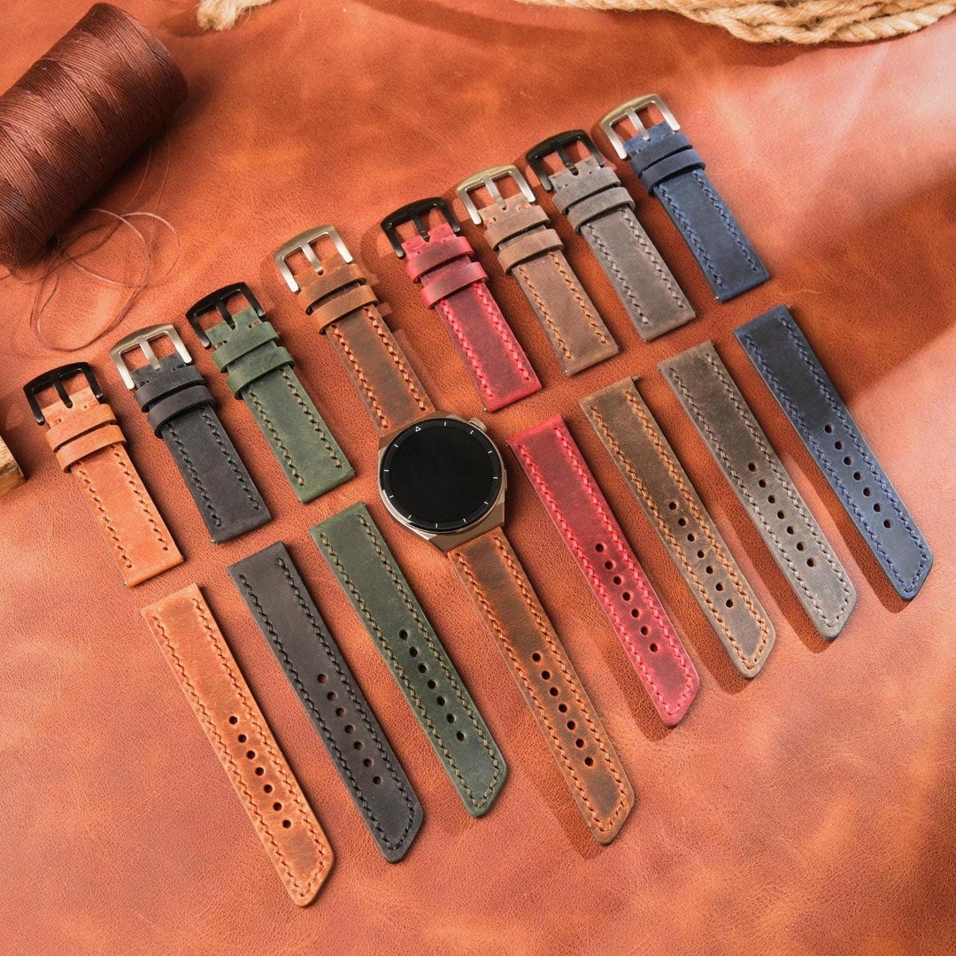 GARMIN fēnix 7 本体 レザーバンド付 美品 Leather Band Compatible With Garmin Watches, Fits Fenix 7, 8, X, 6