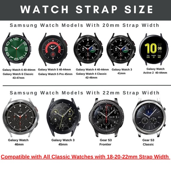 Comprar Correa de silicona para reloj Samsung Galaxy Watch 6 4/Watch 5 40mm  44mm, correa para reloj 4 Classsic 42mm 46mm/Watch 5 Pro