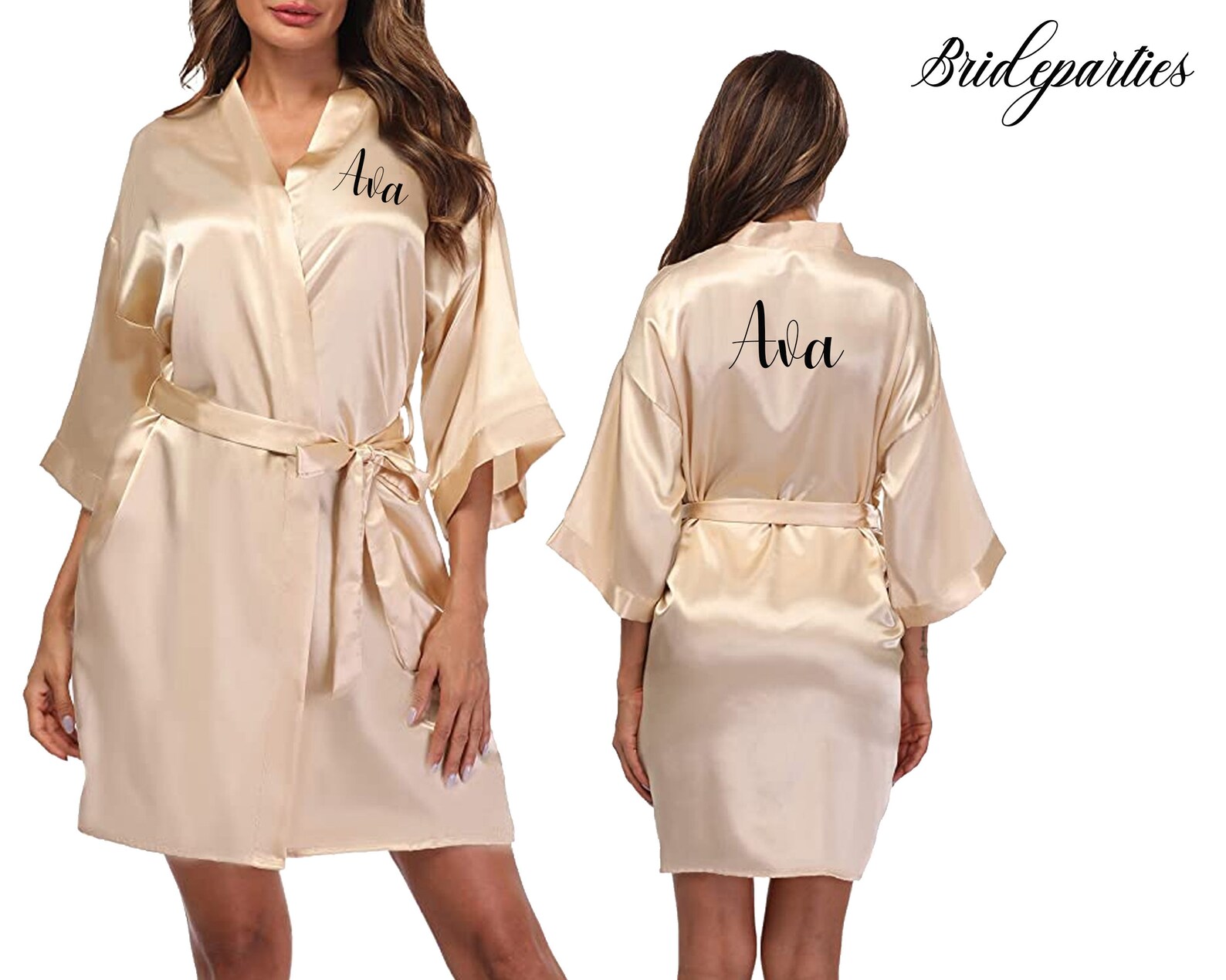 customized bride robe