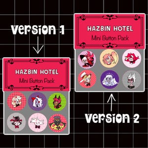 1 inch Pinpack Button Packs | Hazbin Hotel |