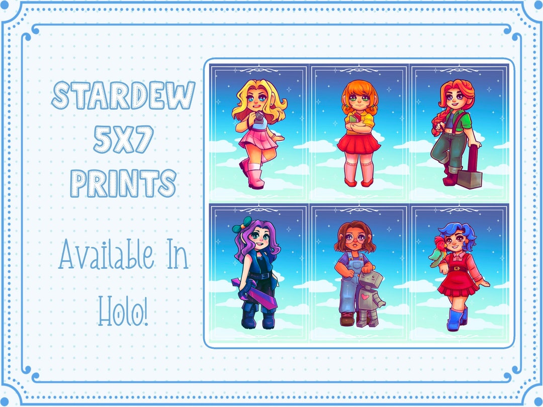 Stardew Valley Bachelorette Postcard Print Etsy