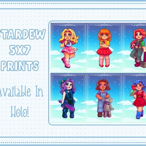 Stardew Valley Bachelorette Postcard Print
