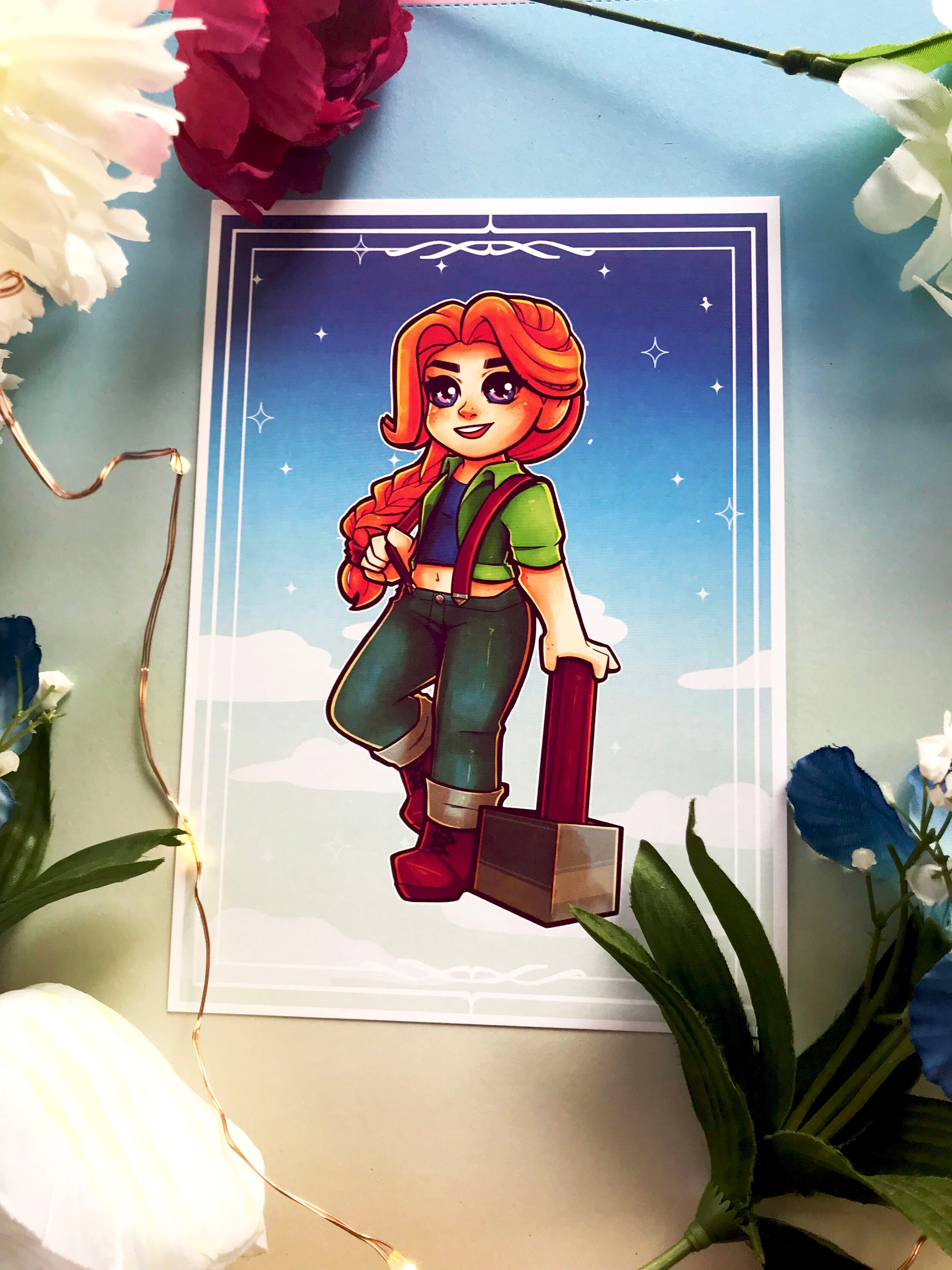 Stardew Valley Bachelorette Postcard Print Etsy